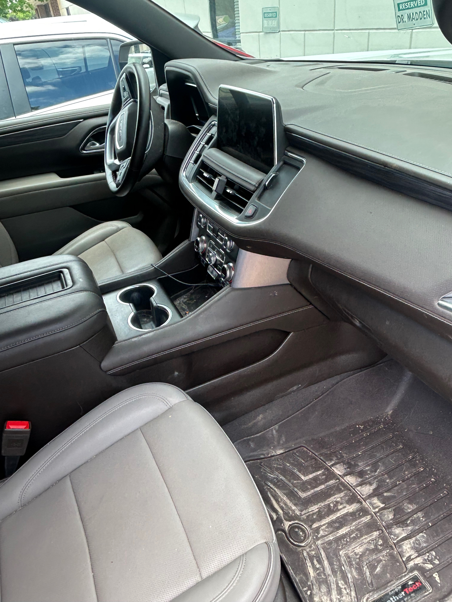 Front passenger floor before interior detailing