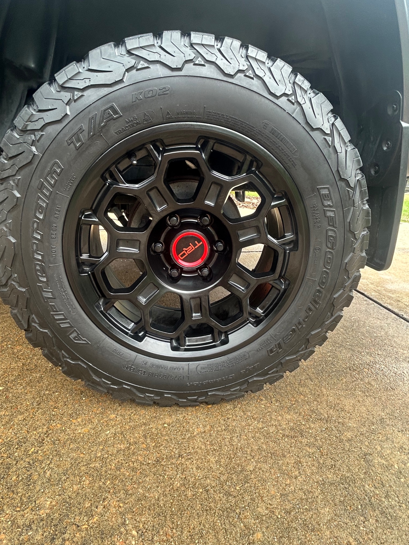 TRD wheel detail
